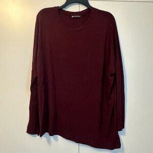 Athleta asymmetrical drop shoulder t shirt